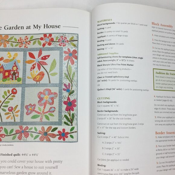 The Best-Ever Appliqué Sampler Piece O Cake Designs Sewing Goldsmith Jenkins - Picture 8 of 12